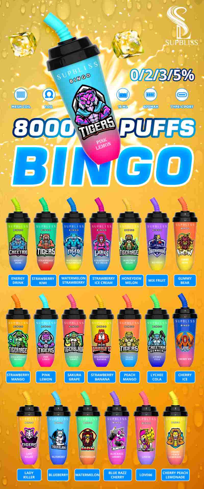 SUPBLISS BINGO 8k