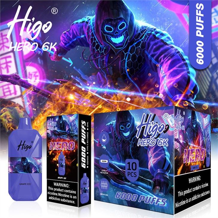 Higo HERO 6K 6000 Elektronische Zigarette Einweg-Vape