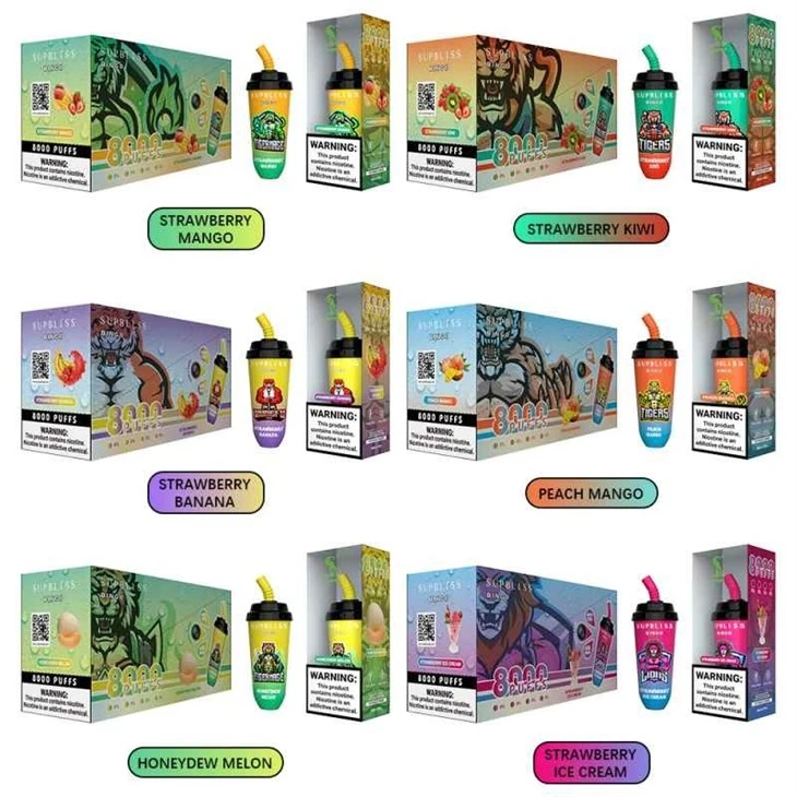 SUPBLISS BINGO 8000 puffs
