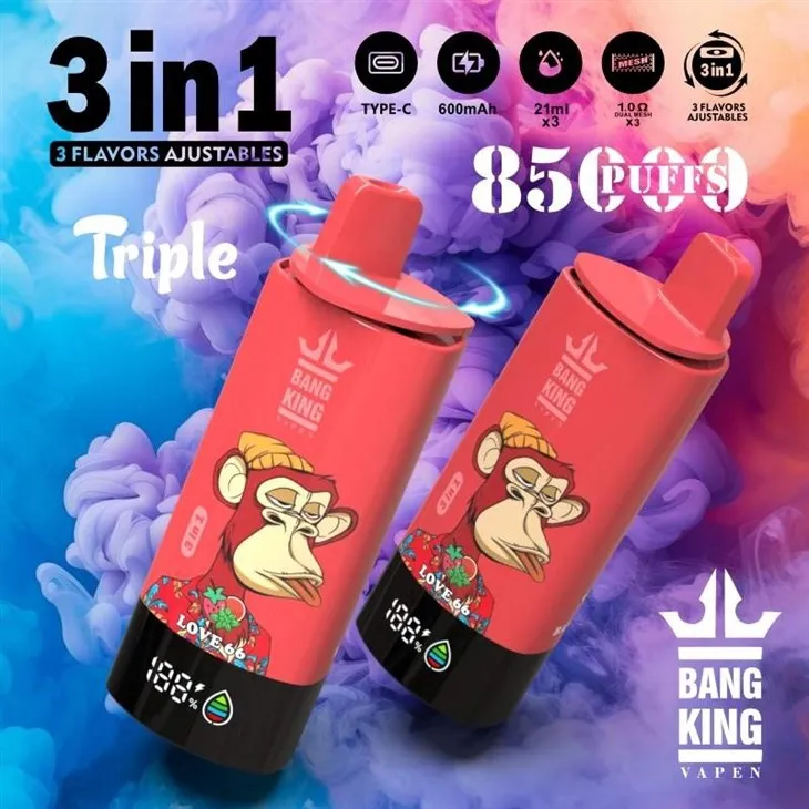 BANG KING VAPEN 3 IN 1 85K 12