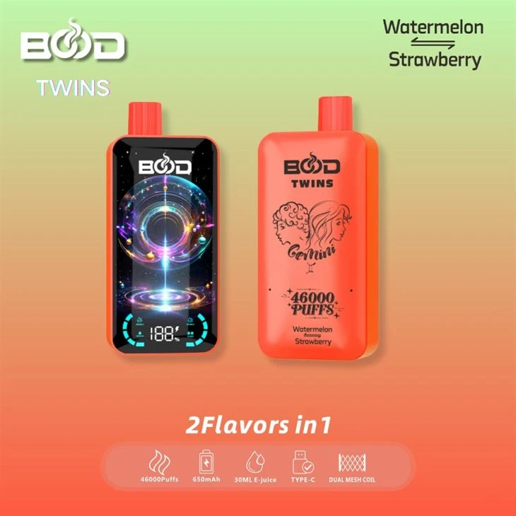 Bood Twins 46000 Puffs Doppeler Geschmack