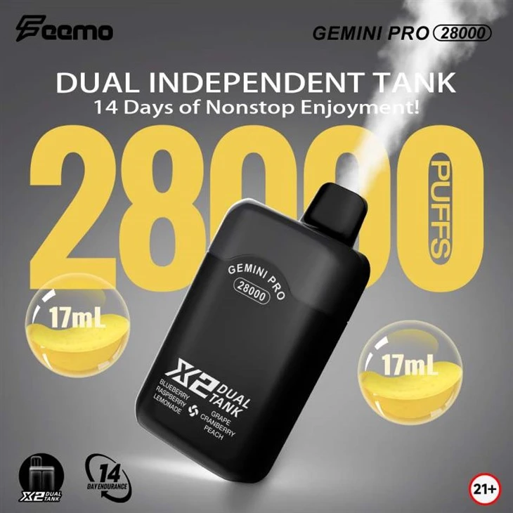 Feemo Gemini Pro 28000 Puffs Dual Flair
