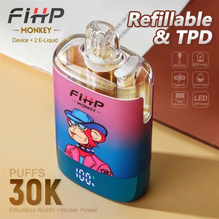 FIHP MONKEY 30K Puffs Nachfüllbares TPD