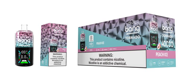 PEACH ICE Bang TORNADO 40000 PEACH ICE Bang TORNADO 40000