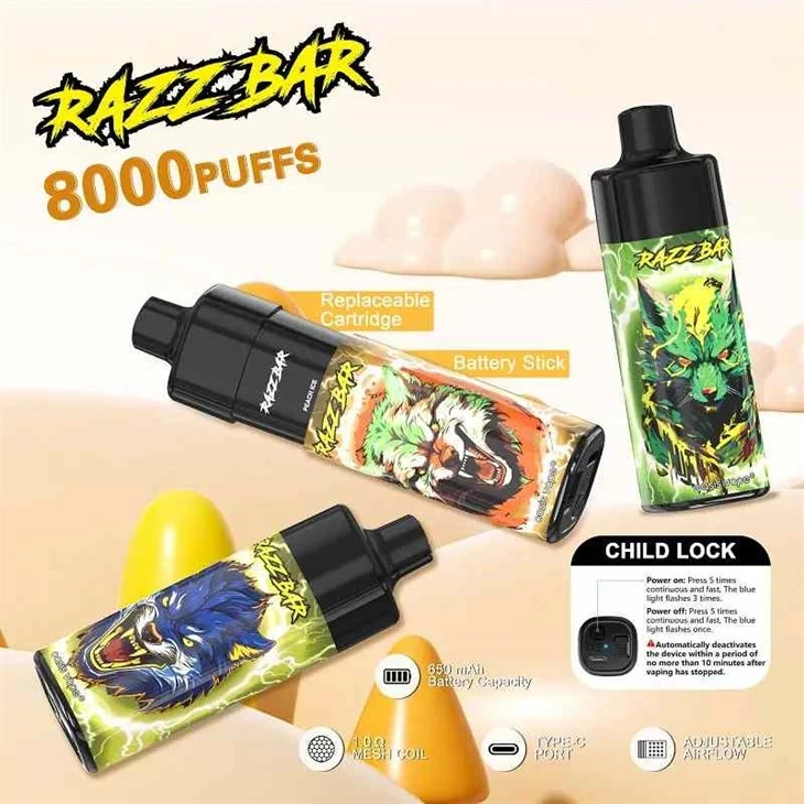 RAZZ BAR 8000 Puffs Einweg-Vaporizer