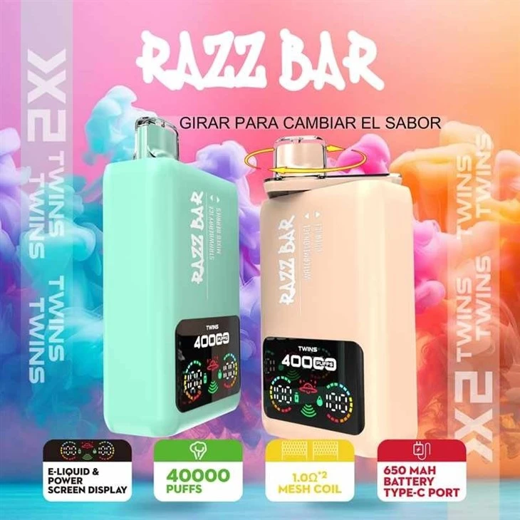 RAZZBAR 40K Dual Flavor manufacturers
