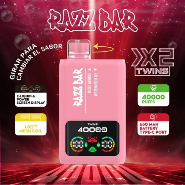 RAZZBAR 40K Dual Flavour