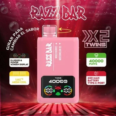 RAZZBAR 40K Dual Flavour