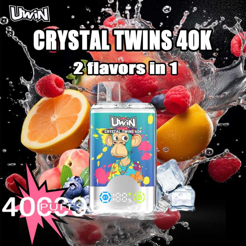 Uwin Crystal Twins 40000 Puffs Dual -Aromen Vape